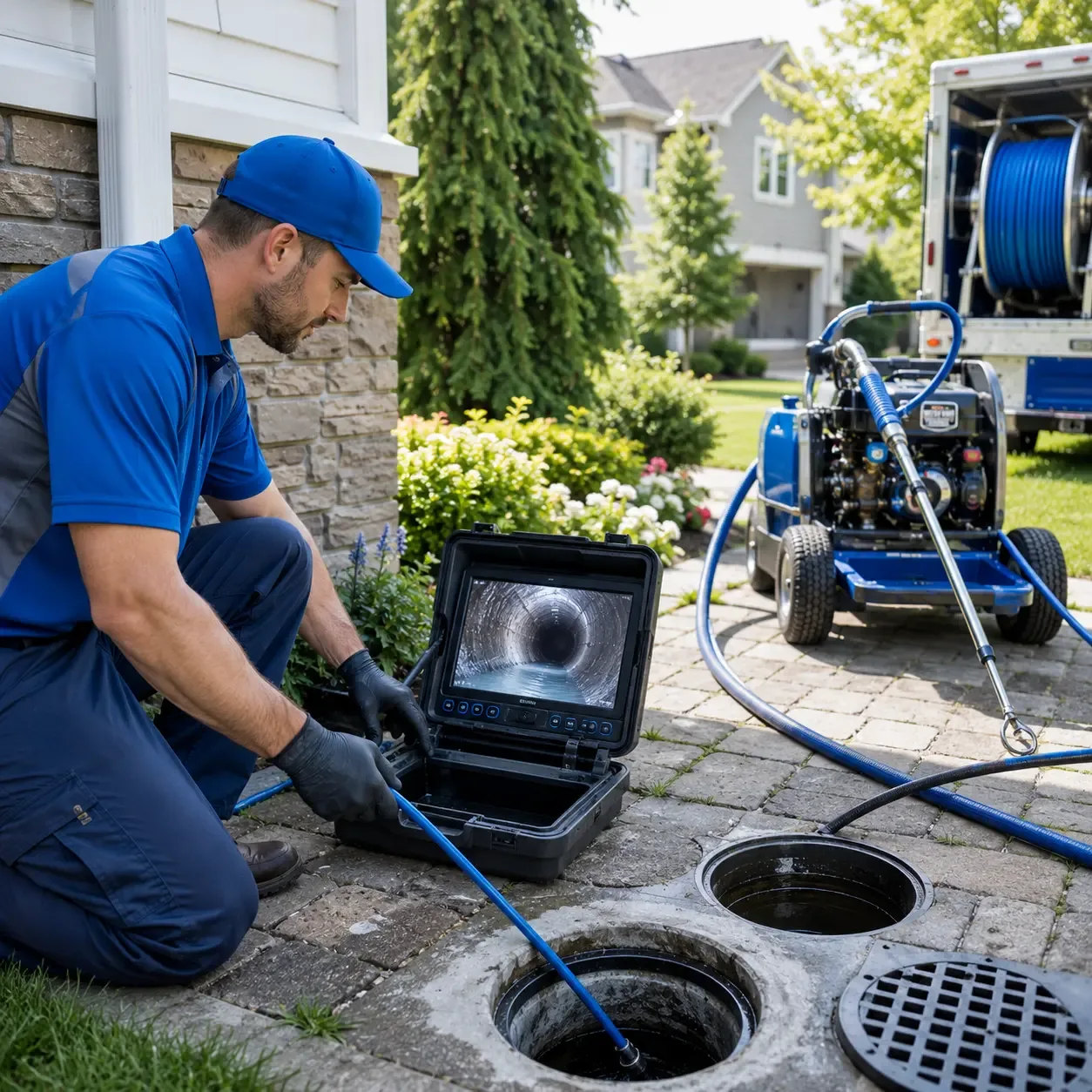 Outdoor drain cleaning professionals serving Eastman, GA